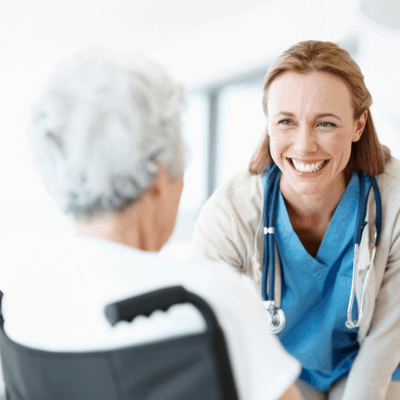 Nurse at assisted living home