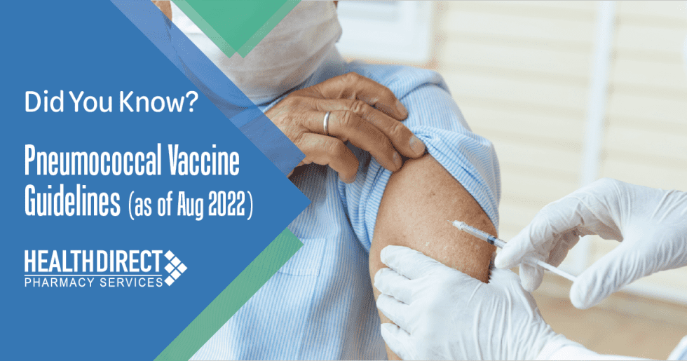 Did You Know? New Pneumococcal Vaccination Recommendations