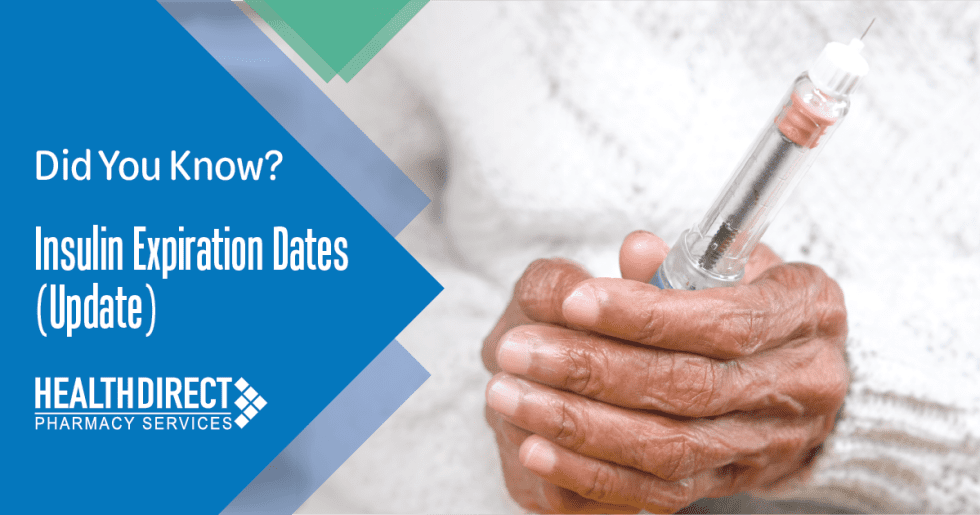 Insulin Expiration Dates Update HealthDirect