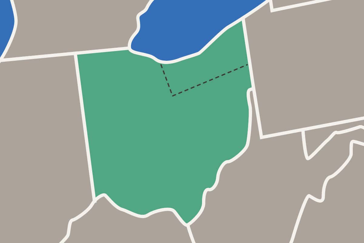 Ohio region map