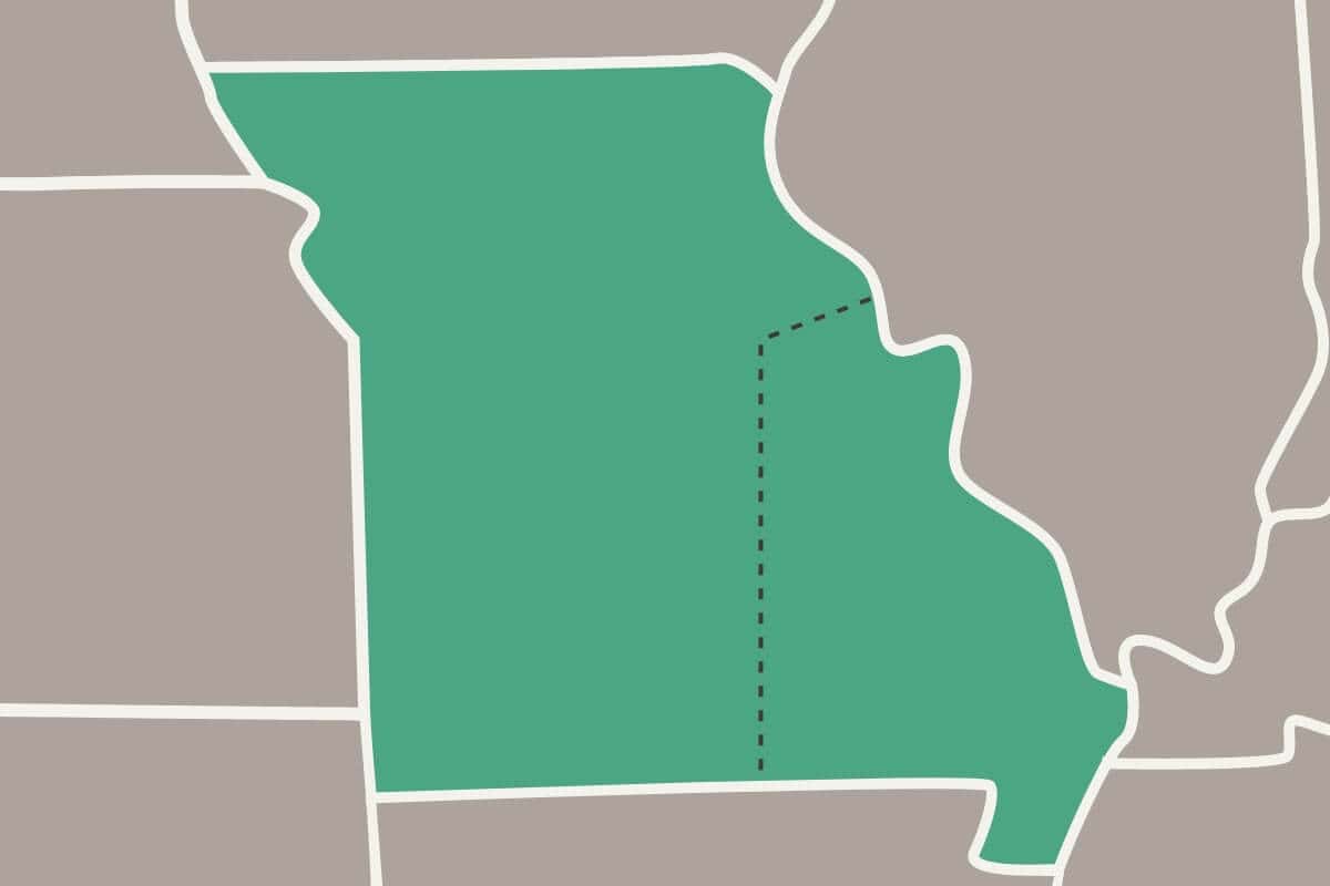 Missouri region map