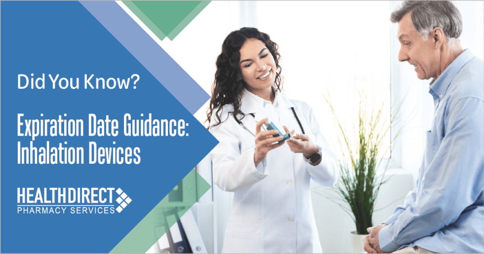 DYK? Expiration Guidance Inhalation Devices HealthDirect