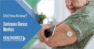 The feature header image for November 2023 - Did You Know? Continuous Glucose Monitors