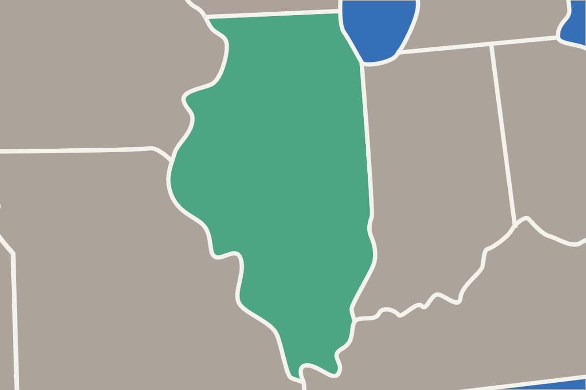 Illinois region map