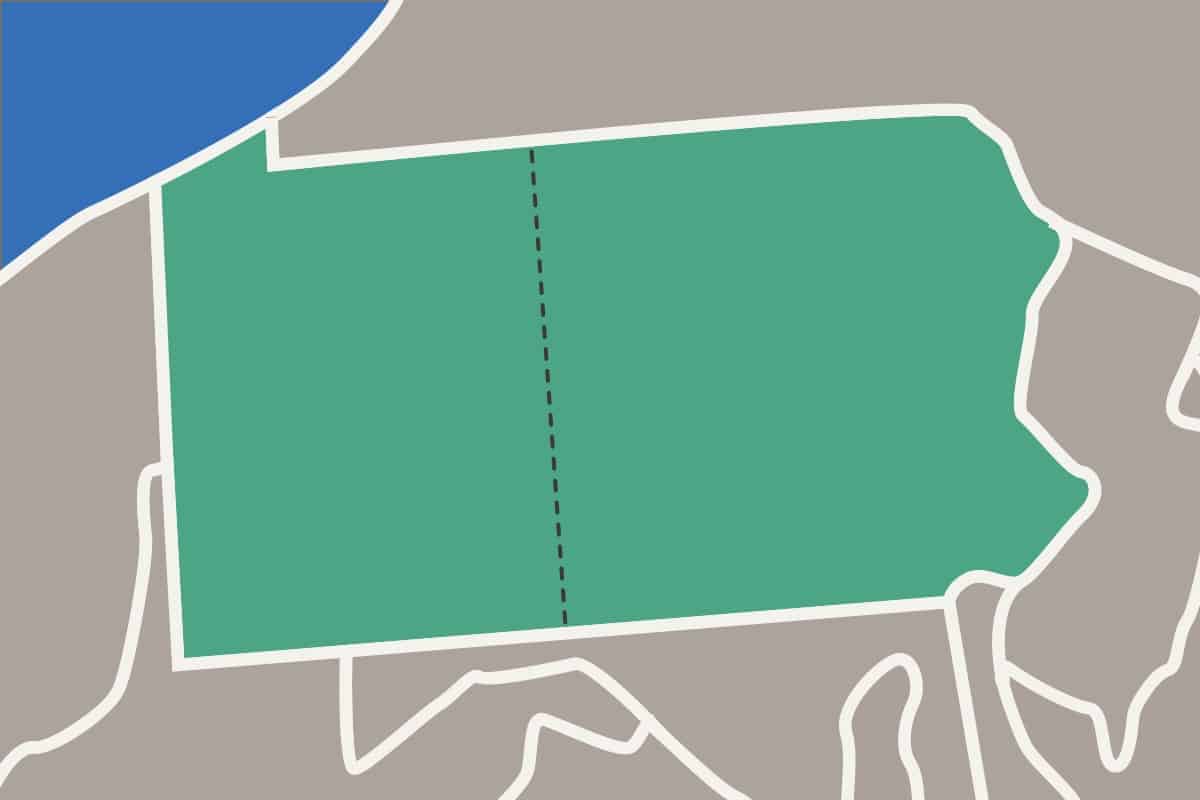 Pennsylvania region map
